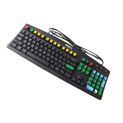 Dell colored keys keyboard