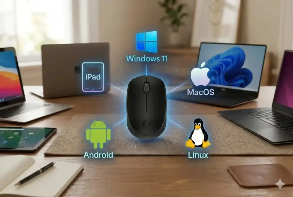 Logitech M170 wireless mouse compatible with Windows Mac Linux Android