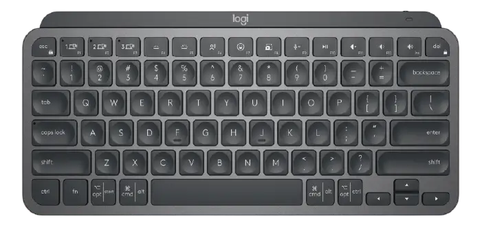 Full-size Logitech K295 Silent wireless keyboard with numerical pad.