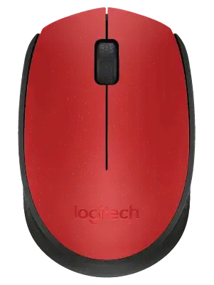 Logitech Wireless Mouse on a clean, modern workspace desk.