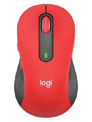 Logitech Signature M650 wireless mouse top view.