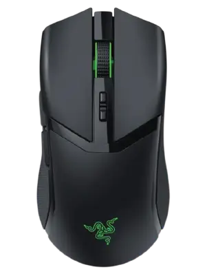 Razer wireless mouse Cobra Pro model with RGB underglow.
